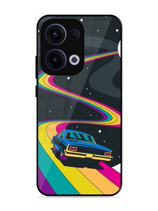 Rainbow Road Glossy Soft Edge Case for Oppo Reno 13 (5G)