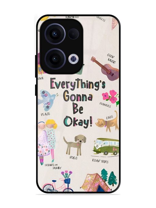 Sunshine And Smiles Glossy Soft Edge Case for Oppo Reno 13 (5G)