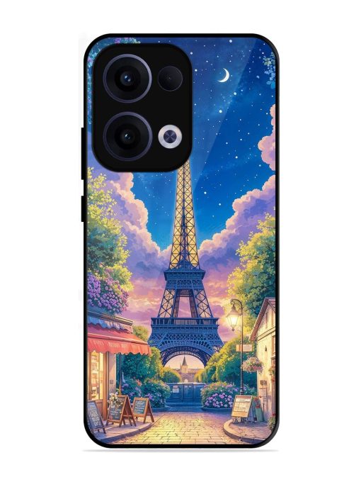 Twilight In Paris Glossy Soft Edge Case for Oppo Reno 13 (5G)