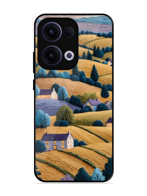 Rolling Hilltop Haven Glossy Soft Edge Case for Oppo Reno 13 (5G)