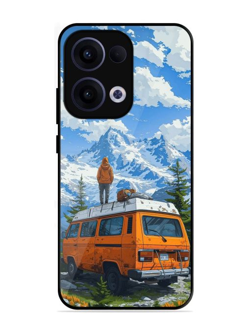Mountaintop Solitude Glossy Soft Edge Case for Oppo Reno 13 (5G)