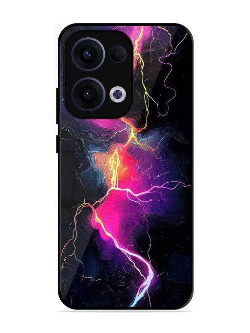 Electric Dreams Glossy Soft Edge Case for Oppo Reno 13 (5G)