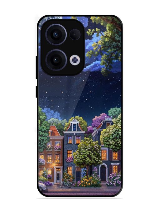 Moonlit Streets Glossy Soft Edge Case for Oppo Reno 13 (5G)