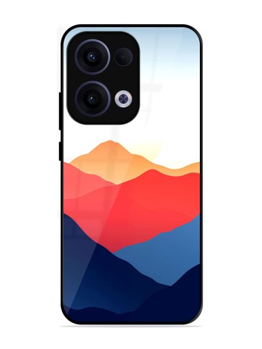 Sunset Peaks Glossy Soft Edge Case for Oppo Reno 13 (5G)