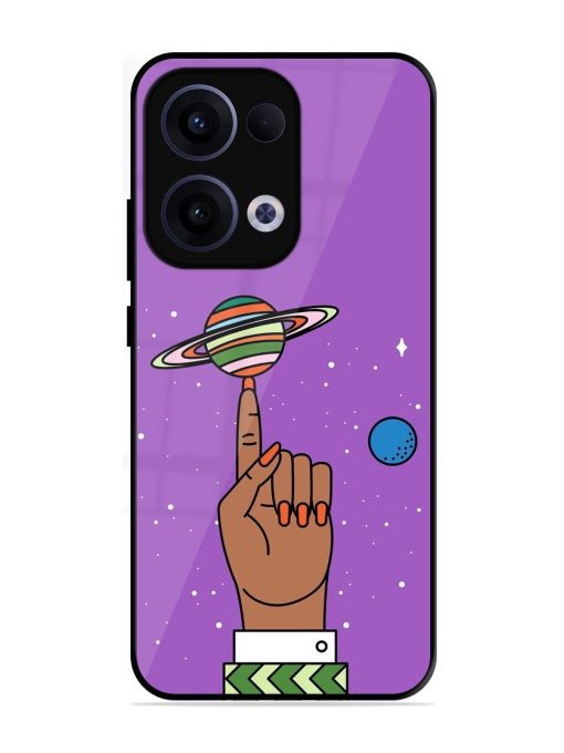 Spinning The Universe Glossy Soft Edge Case for Oppo Reno 13 (5G)