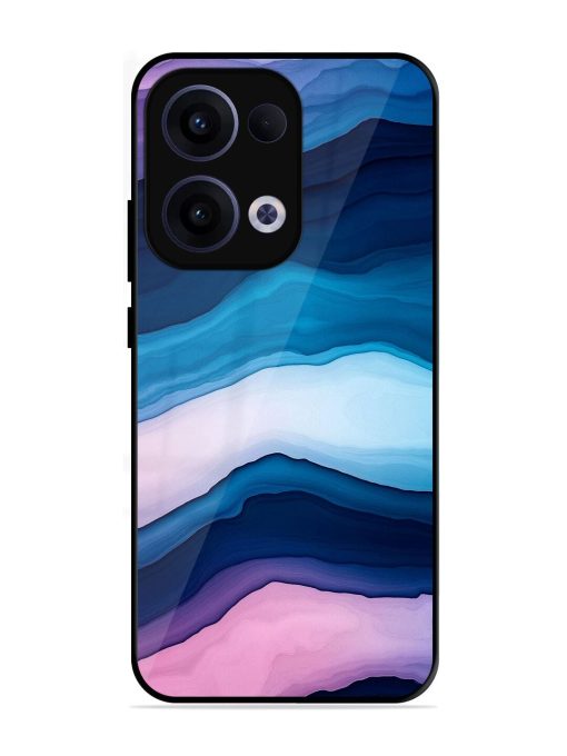 Oceanic Layers Glossy Soft Edge Case for Oppo Reno 13 (5G)