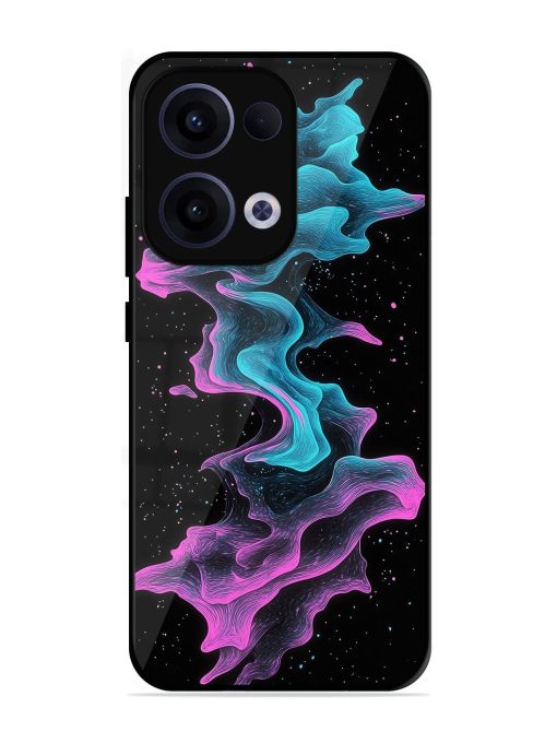 Cosmic Currents Glossy Soft Edge Case for Oppo Reno 13 (5G)