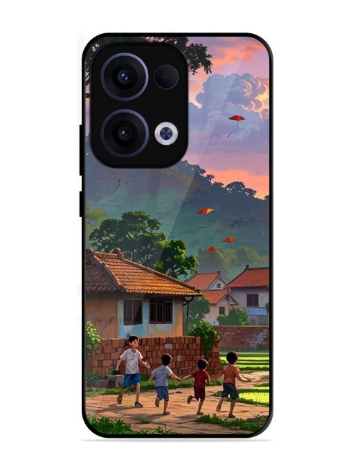 Sunset Play Glossy Soft Edge Case for Oppo Reno 13 (5G)