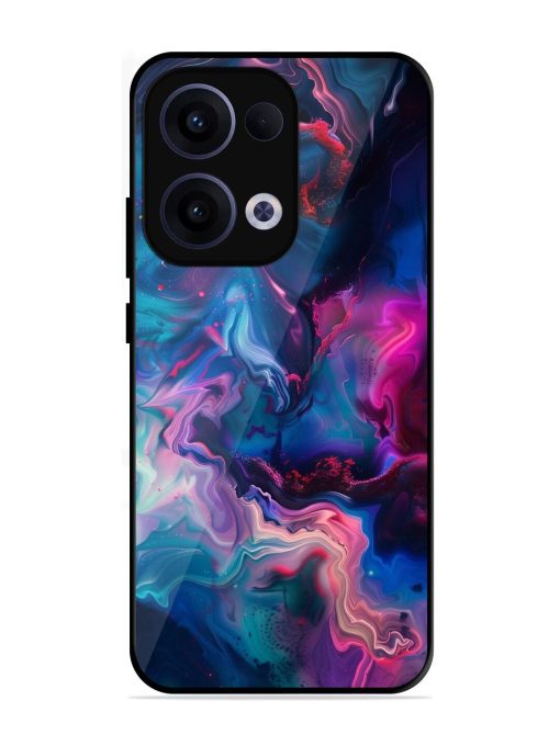 Cosmic Swirl Glossy Soft Edge Case for Oppo Reno 13 (5G)
