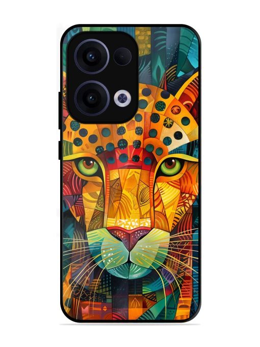 Mosaic Majesty Glossy Soft Edge Case for Oppo Reno 13 (5G)