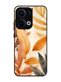 Earthy Elegance Glossy Soft Edge Case for Oppo Reno 13 (5G)