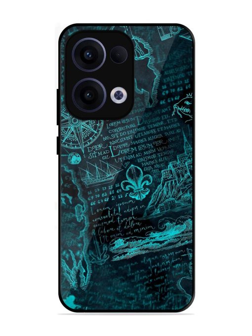 Nautical Notebook Glossy Soft Edge Case for Oppo Reno 13 (5G)