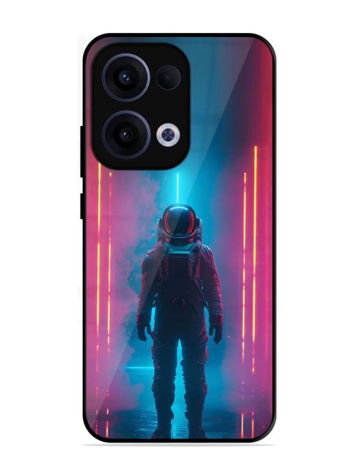 Neon Astronaut Glossy Soft Edge Case for Oppo Reno 13 (5G)