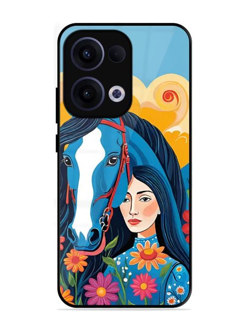 Equine Enchantment Glossy Soft Edge Case for Oppo Reno 13 (5G)