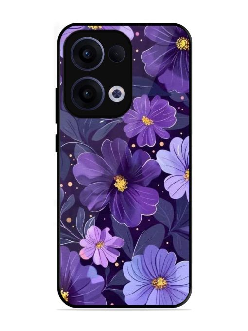 Purple Paradise Glossy Soft Edge Case for Oppo Reno 13 (5G)