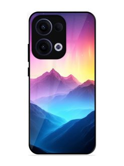 Cosmic Mountains Glossy Soft Edge Case for Oppo Reno 13 (5G)