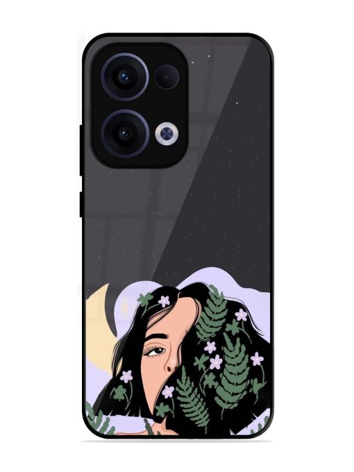 Lunar Lullaby Glossy Soft Edge Case for Oppo Reno 13 (5G)