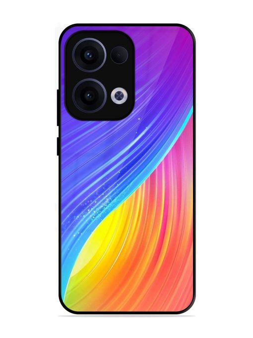 Neon Swirl Glossy Soft Edge Case for Oppo Reno 13 (5G)