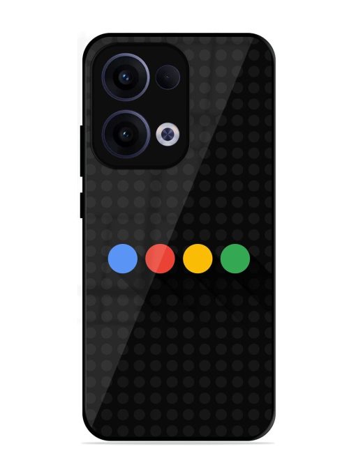 Google Dots Glossy Soft Edge Case for Oppo Reno 13 (5G)