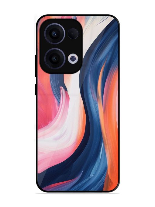 Whirling Hues Glossy Soft Edge Case for Oppo Reno 13 (5G)