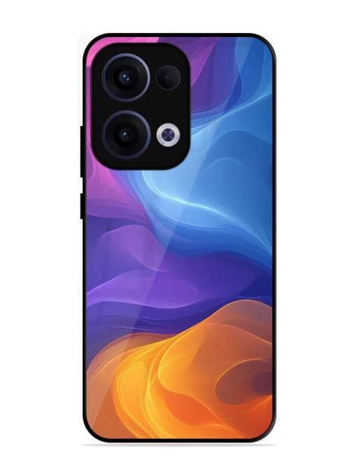 Cosmic Currents Glossy Soft Edge Case for Oppo Reno 13 (5G)