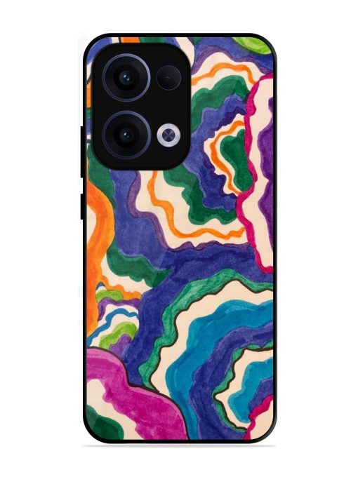 Wavy Wonder Glossy Soft Edge Case for Oppo Reno 13 (5G)