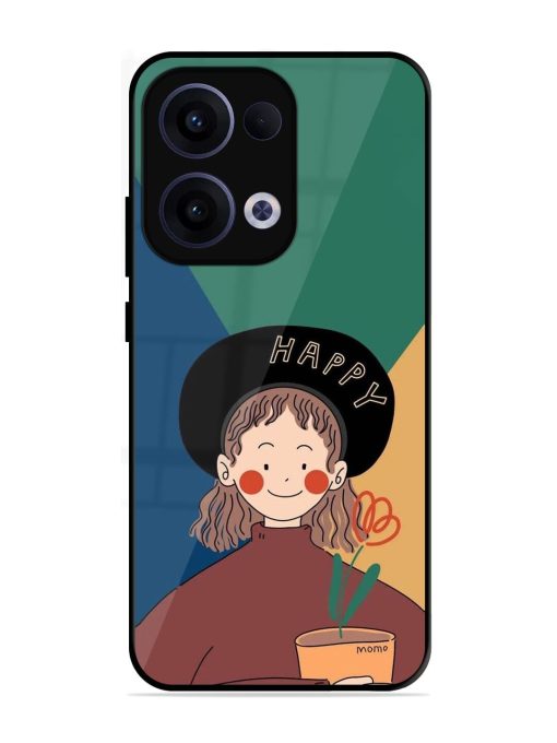 Happy Momo Glossy Soft Edge Case for Oppo Reno 13 (5G)