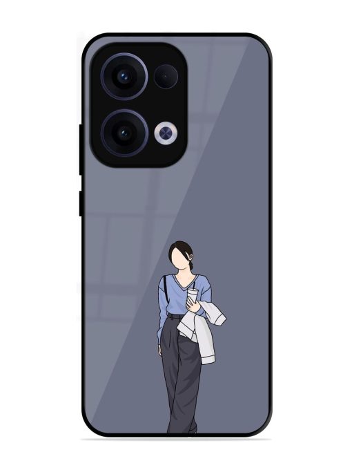 Simple Elegance Glossy Soft Edge Case for Oppo Reno 13 (5G)