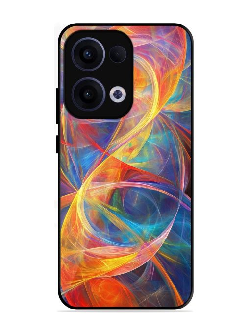 Cosmic Currents Glossy Soft Edge Case for Oppo Reno 13 (5G)