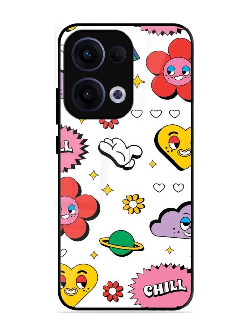 Whimsical Wonderland Glossy Soft Edge Case for Oppo Reno 13 (5G)