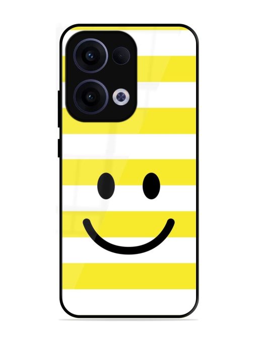 Smiling Stripes Glossy Soft Edge Case for Oppo Reno 13 (5G)