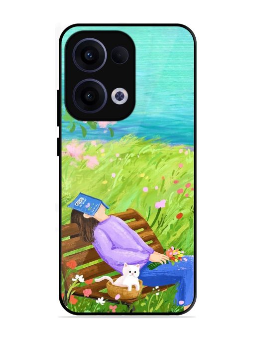 Seat Alone Glossy Soft Edge Case for Oppo Reno 13 (5G)