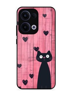 Feline Valentine'S Day Glossy Soft Edge Case for Oppo Reno 13 (5G)