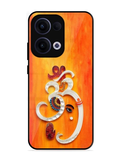 Ganesha In Quilling Art Glossy Soft Edge Case for Oppo Reno 13 (5G)
