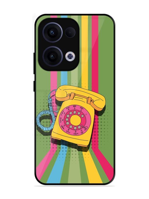 Retro Dialer Glossy Soft Edge Case for Oppo Reno 13 (5G)