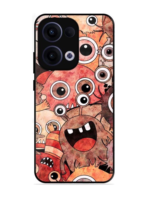 Monster Mash Glossy Soft Edge Case for Oppo Reno 13 (5G)