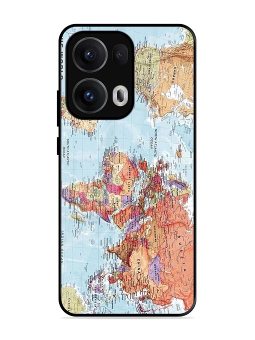 Our Blue Marble Glossy Soft Edge Case for Oppo Reno 13 Pro (5G)