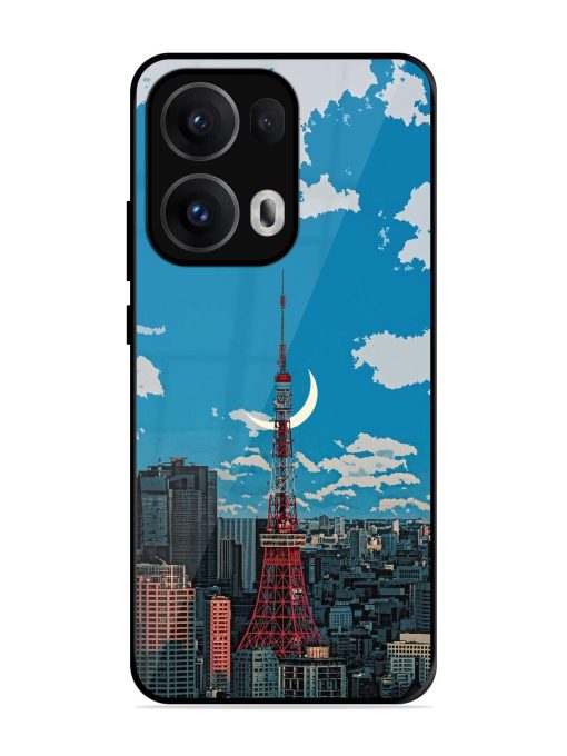 Tokyo Twilight Glossy Soft Edge Case for Oppo Reno 13 Pro (5G)