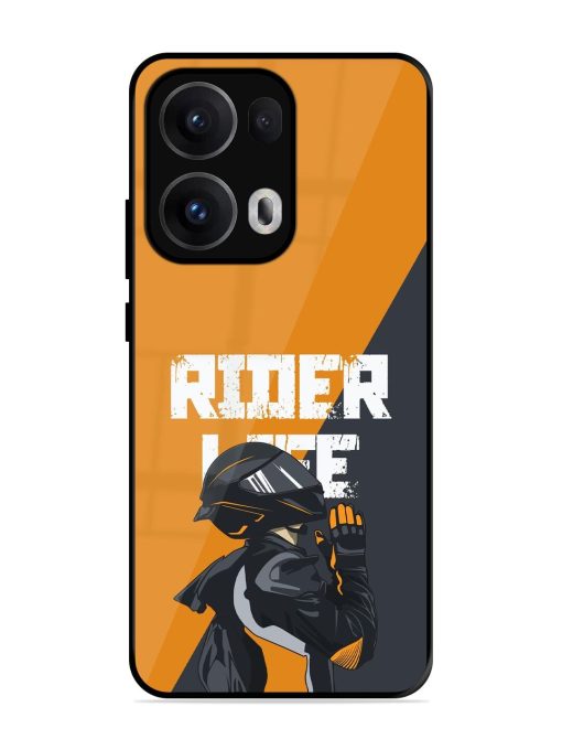 Ride Never Ends Glossy Soft Edge Case for Oppo Reno 13 Pro (5G)