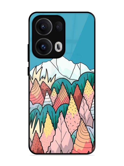 Mountain Dreamscape Glossy Soft Edge Case for Oppo Reno 13 Pro (5G)