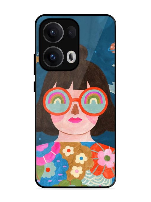 Dreamscape Vision Glossy Soft Edge Case for Oppo Reno 13 Pro (5G)
