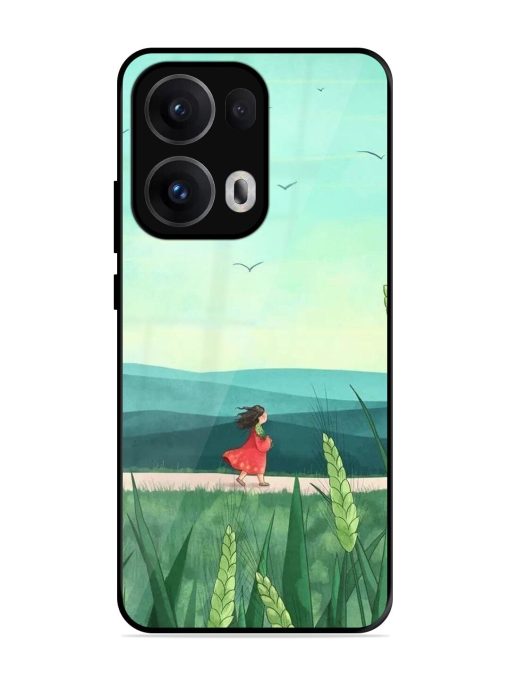 Solitude'S Serenity Glossy Soft Edge Case for Oppo Reno 13 Pro (5G)