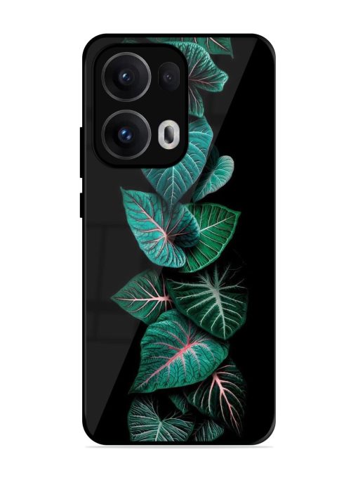 Emerald Elegance Glossy Soft Edge Case for Oppo Reno 13 Pro (5G)