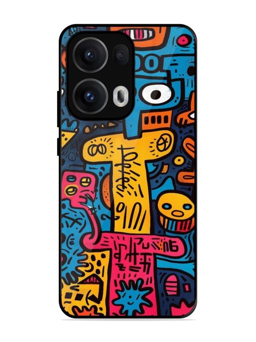 Doodletopia Glossy Soft Edge Case for Oppo Reno 13 Pro (5G)