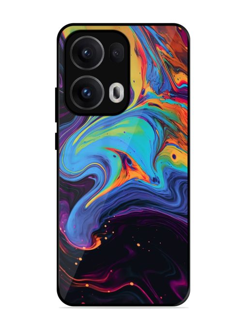 Liquid Dreamscape Glossy Soft Edge Case for Oppo Reno 13 Pro (5G)