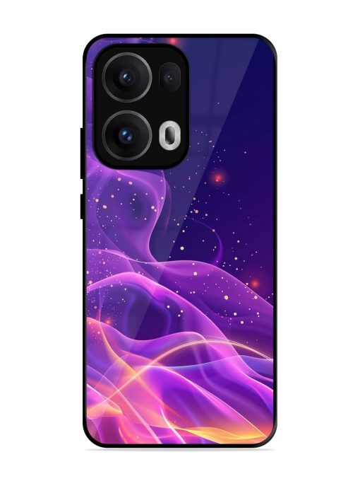 Cosmic Currents Glossy Soft Edge Case for Oppo Reno 13 Pro (5G)