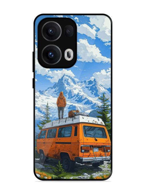 Mountaintop Solitude Glossy Soft Edge Case for Oppo Reno 13 Pro (5G)