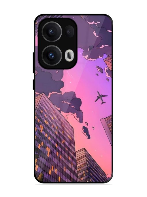 Urban Twilight Glossy Soft Edge Case for Oppo Reno 13 Pro (5G)