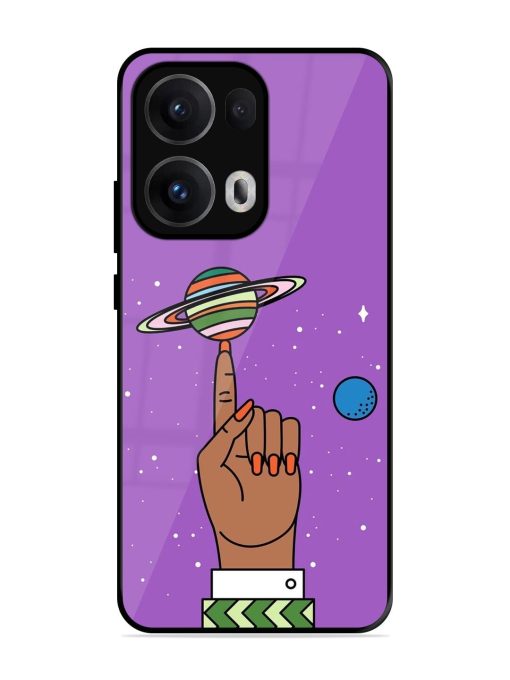 Spinning The Universe Glossy Soft Edge Case for Oppo Reno 13 Pro (5G)