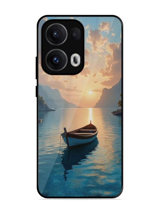 Serene Sunset Glossy Soft Edge Case for Oppo Reno 13 Pro (5G)